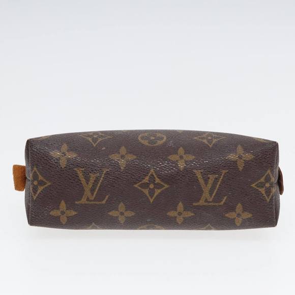 LOUIS VUITTON Monogram Pochette Cosmetic PM Cosmetic Pouch M47515 LV Auth 81600 - Picture 6 of 16